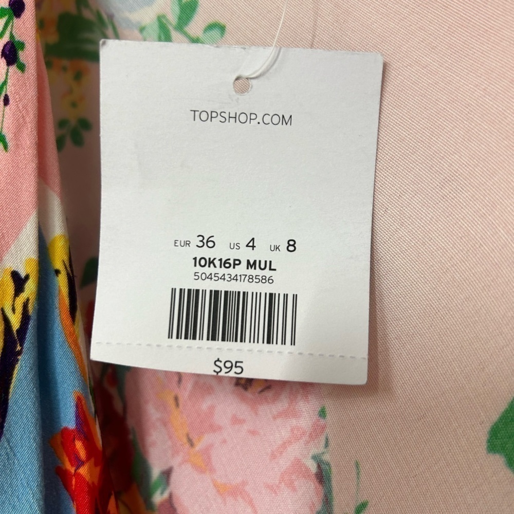 - Topshop Asymmetrical Dress With Cowl Back - Picture 6 of 6